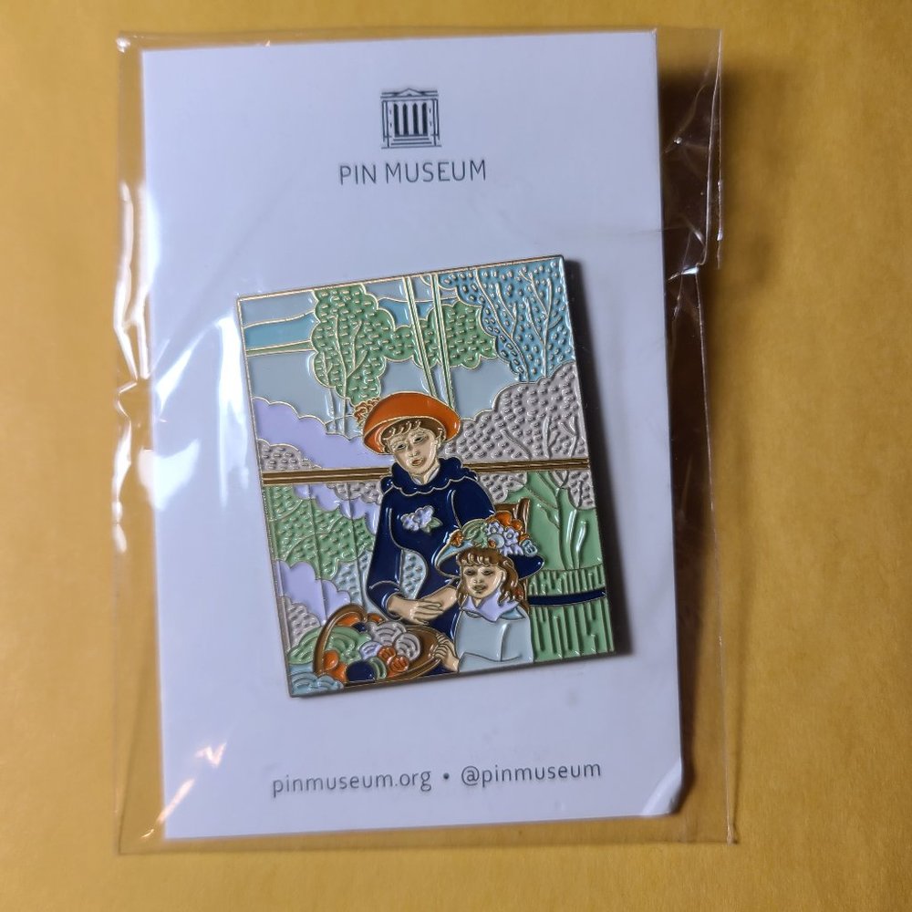 Pierre-Auguste Renoir Enamel Pin - Two Sisters (On the Terrace) Impressionism